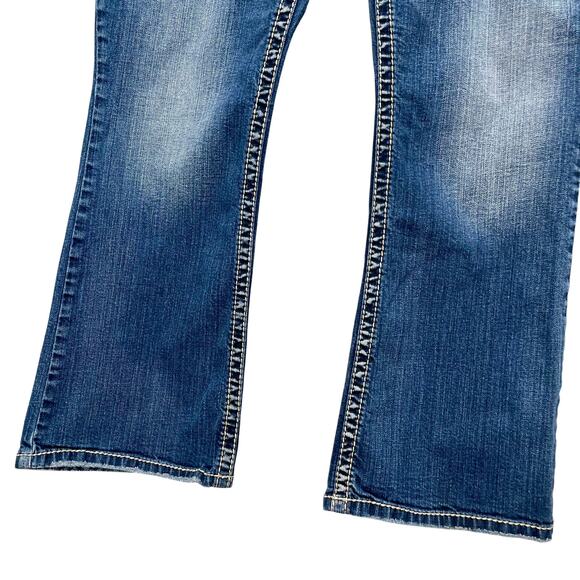 Silver Jeans Women's Suki Bootcut Jeans 18x30 Contrast Stitching Medium Wash - Picture 4 of 12